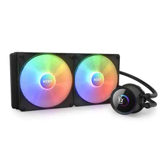 (image for) NZXT Kraken 280 RGB Black All In One 280mm Intel/AMD CPU Water Cooler (2023 Edition)